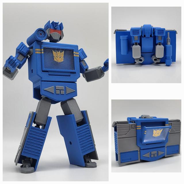 Dummy 13 skin: Soundwave 3D model thumbnail
