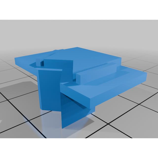 NSWGR Lower Quadrant Timber Post Handrail Jigs 3D model thumbnail