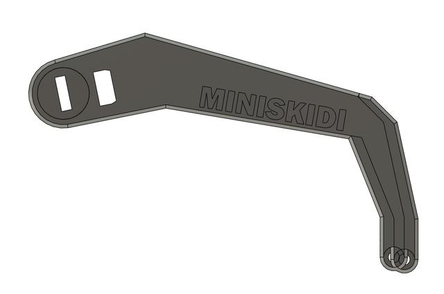3mm Longer MiniSkiddi Arms 3D model thumbnail
