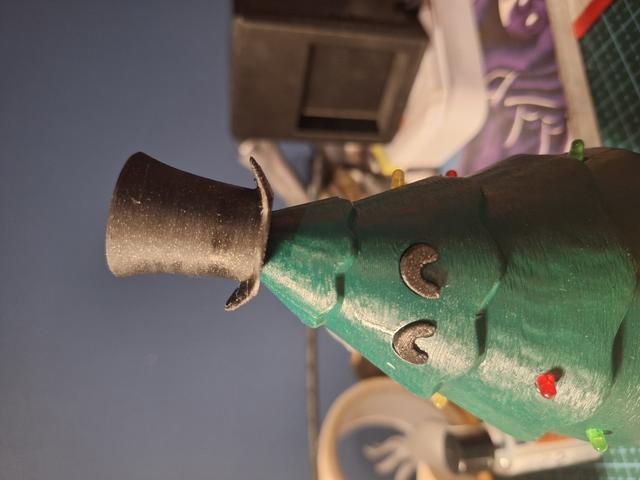 Top hat for Cute Christmas tree 3D model thumbnail