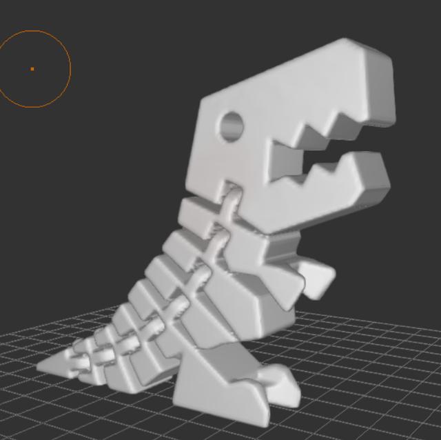 Neutral-Flexi-Rex: Not Angry Anymore! 3D model thumbnail