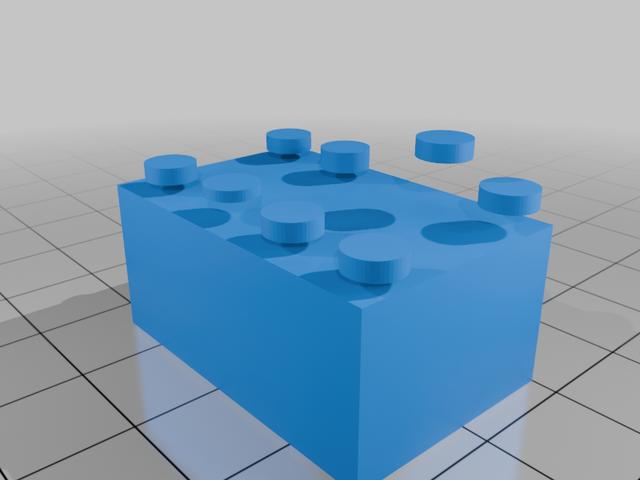 kids lego  3D model thumbnail