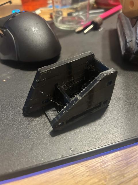 Bottom-Right without Gantry (Ender 3 V3 SE/KE Screen extension) 3D model thumbnail