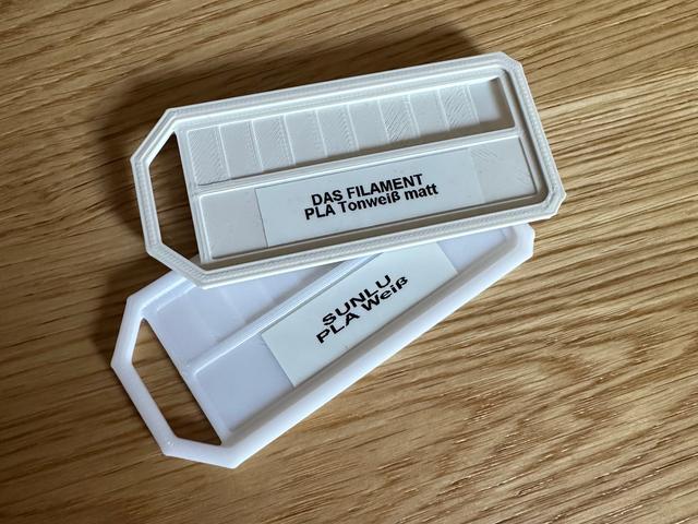 Filament swatch/sample 3D model thumbnail