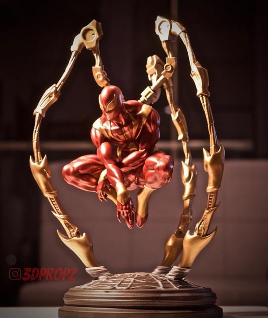 Iron Spider - 1:12 Scale - Spiderman 3D model thumbnail