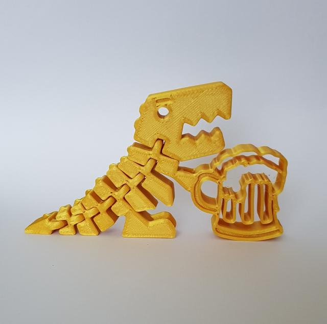 Flexi-Rex Beer 3D model thumbnail