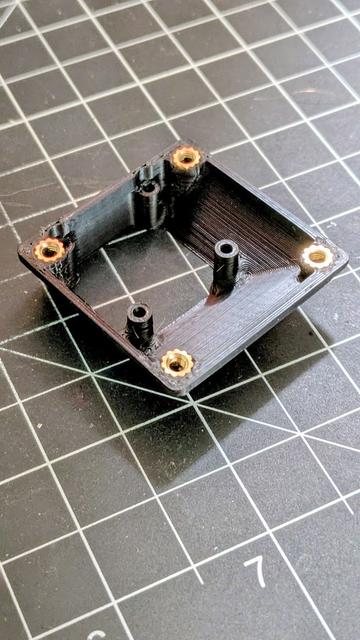 Ender 3 V3 SE 25mm-40mm hotend fan adapter heatsets 3D model thumbnail