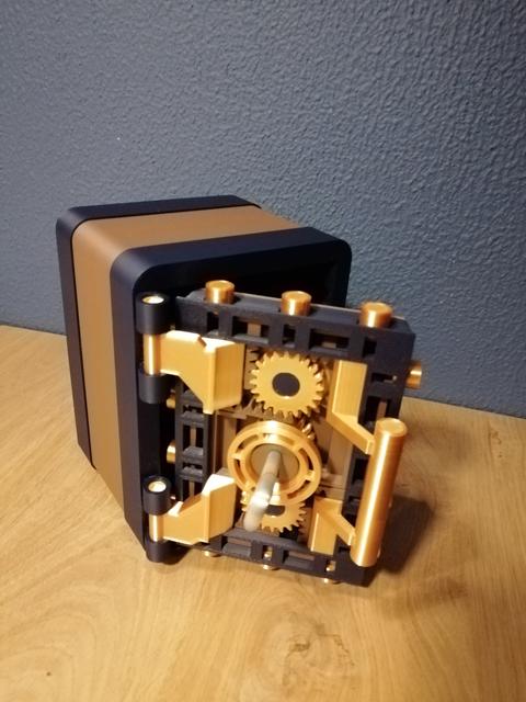 Mini Vault repairable lock mechanism remix 3D model thumbnail