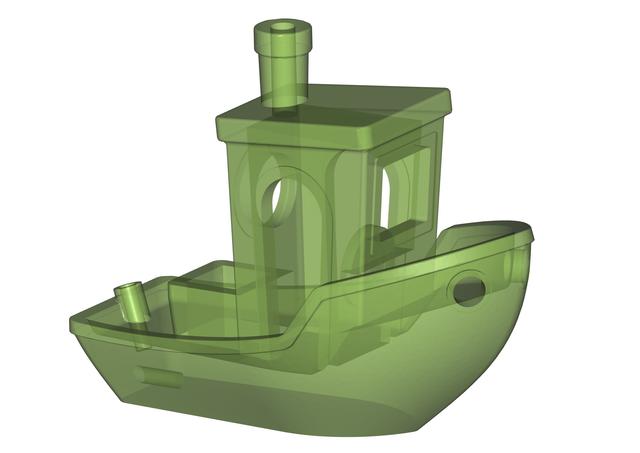 Reduced Benchy STL 3D model thumbnail