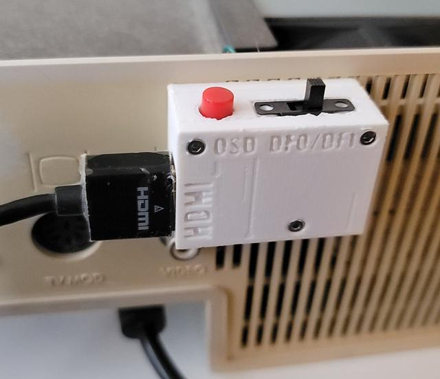 Amiga 1000 case accessories 3D model thumbnail