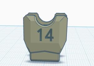 Dummy 14 Plate 3D model thumbnail