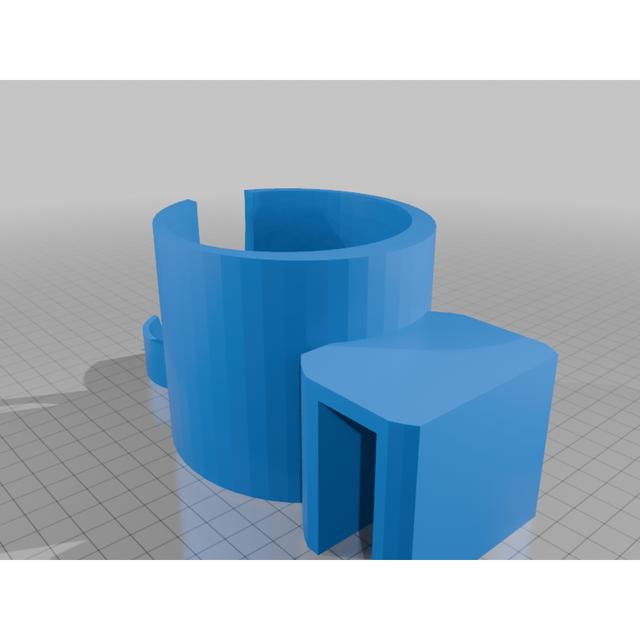 Wheelchair Cupholder 3D model thumbnail