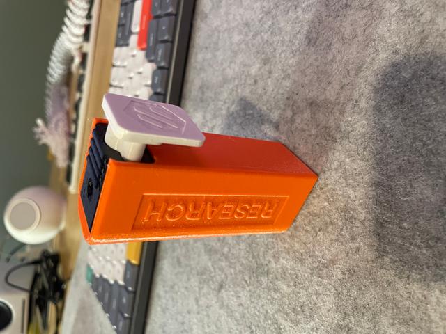 Filament Cutter Spring Latch 3D model thumbnail