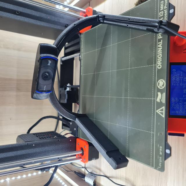 C920 Front Facing (Articulating Mount) 3D model thumbnail