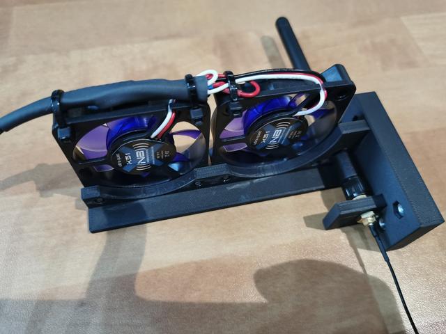 Fan and Antenna Mount for The 100 (1.1) 3D model thumbnail