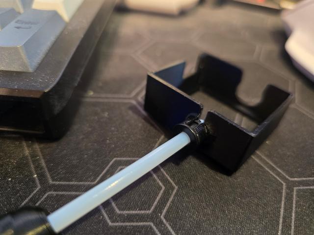 Remix - PTFE Bowden Tubing Adapter for Elegoo Centauri Carbon Filament Sensor w/ Coupler 3D model thumbnail