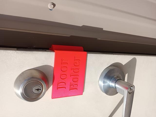 Door Holder 3D model thumbnail