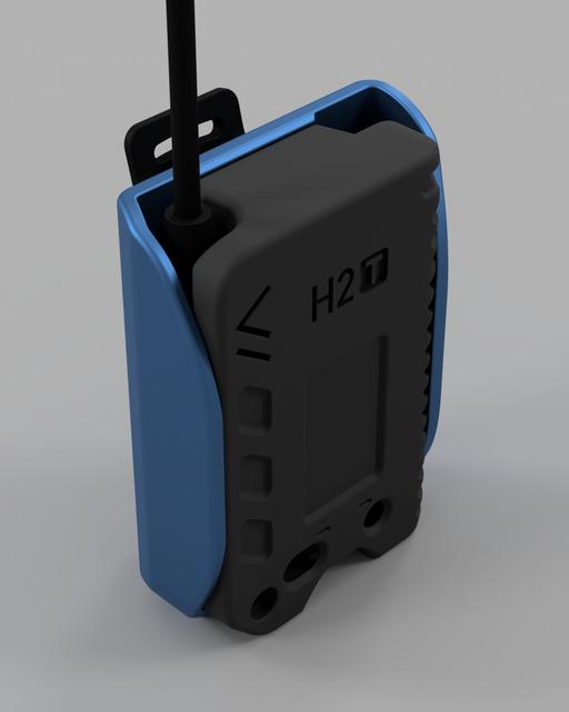 Pager Style Holster for the muzi.works H2T Heltec T114 Case 3D model thumbnail