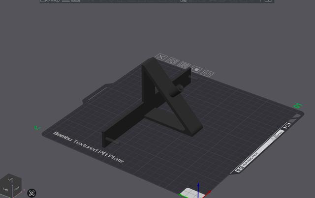 RGT Land Commander American Style Spare Tire Mount (Only work with Entire Bed Setup) 3D model thumbnail