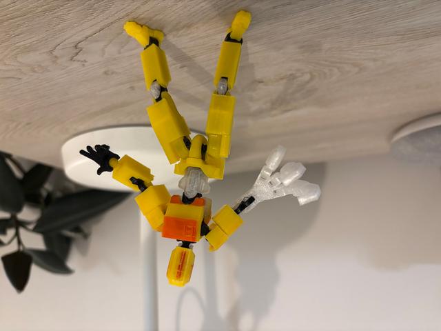 Dummy 13 - Claw Arms! 3D model thumbnail