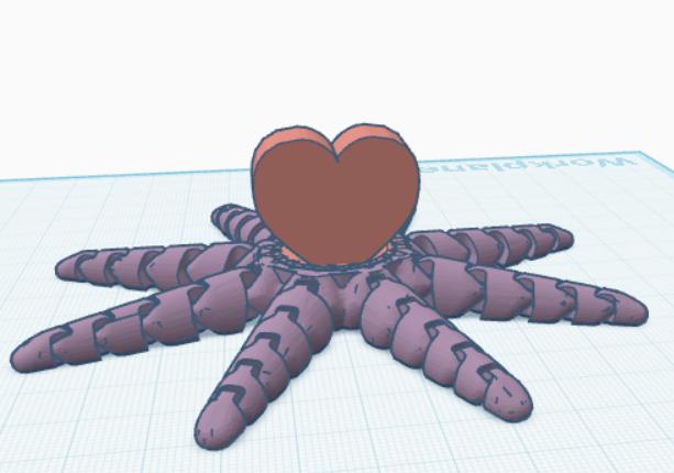 Heart-o-pus 3D model thumbnail