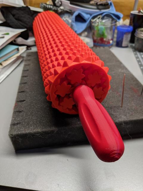 Felting roller 3D model thumbnail