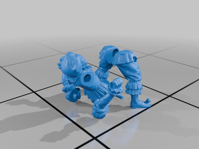It - Pennywise - Action figure 3D model thumbnail