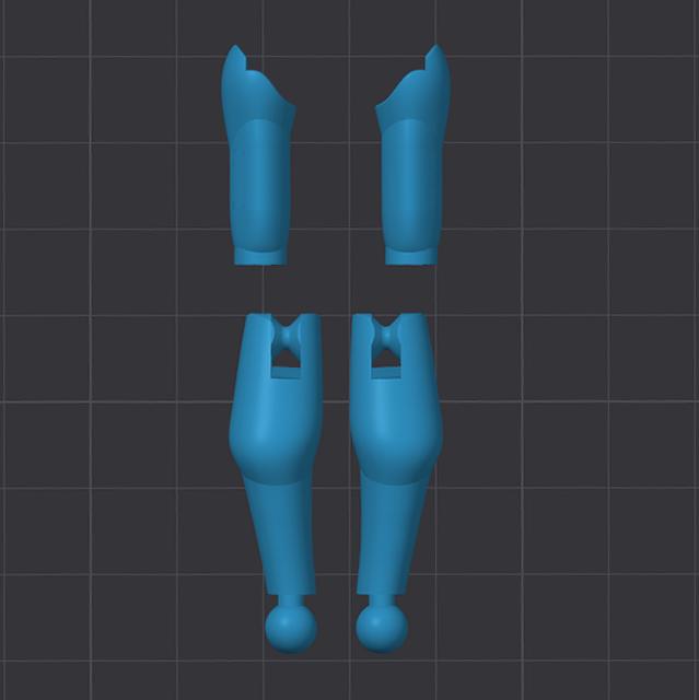 Longer Arms, Shorter Legs 3D model thumbnail