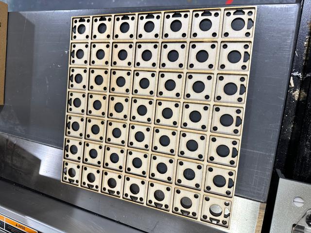 Lasercut Gridfinity Refined 3D model thumbnail