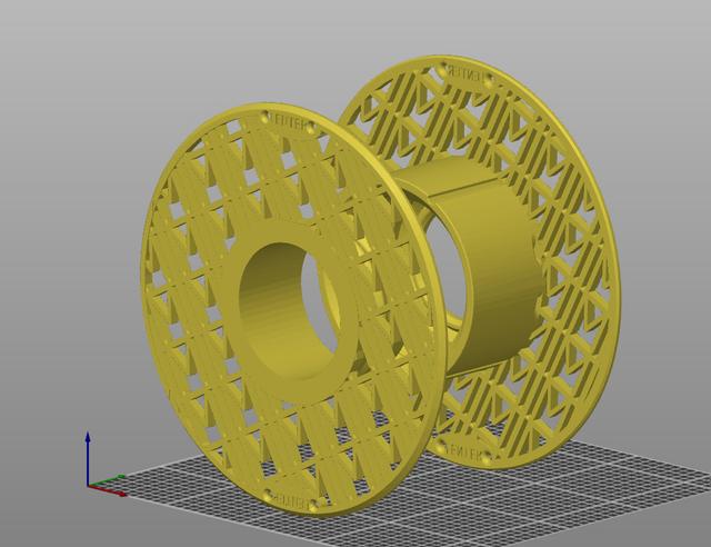 LM Show Custom ReFill Master Spool Contest 3D model thumbnail