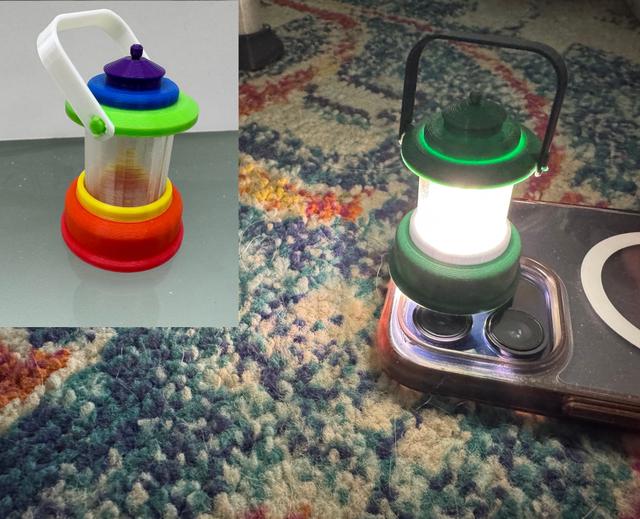 Phone Lantern - Round Lantern Style 3D model thumbnail