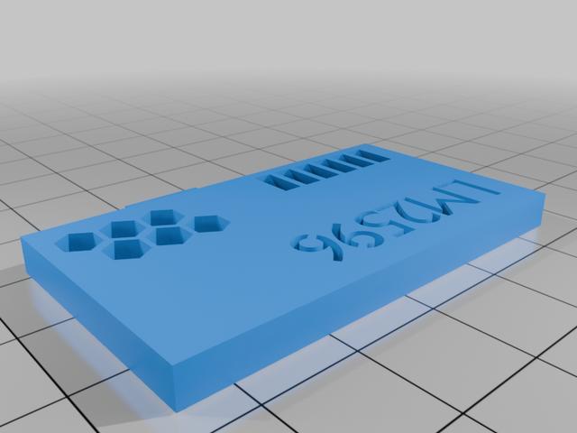 Modular Scalable Case for LM2596 DC-DC Converter 3D model thumbnail