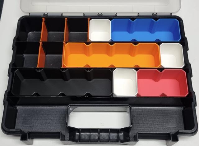 Tactix 310mm Compartment Organiser Box - Insert Bins 3D model thumbnail