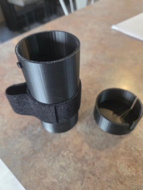 Travel lure protector for temp attachment to Rod 3D model thumbnail