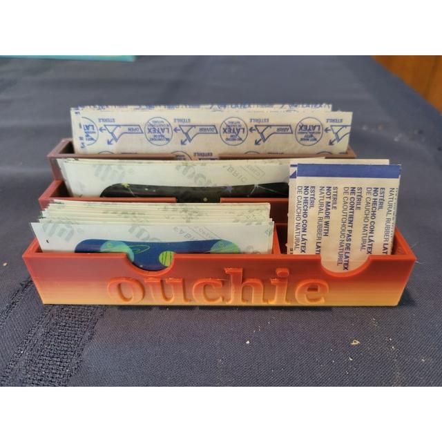Ouchie Bandaid Organizer 3D model thumbnail
