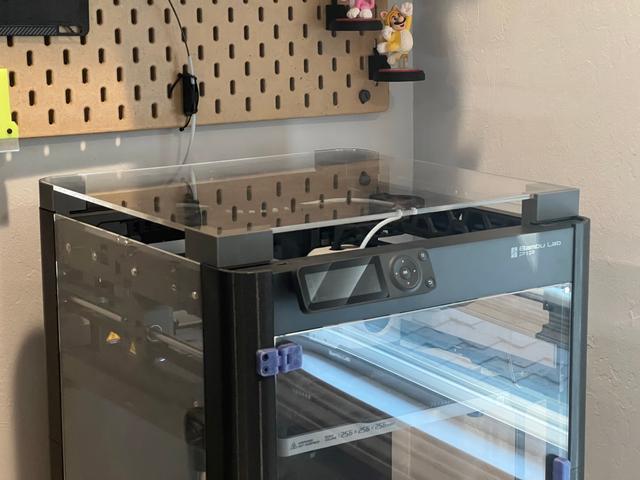 P1P vision enclosure top vent 3D model thumbnail