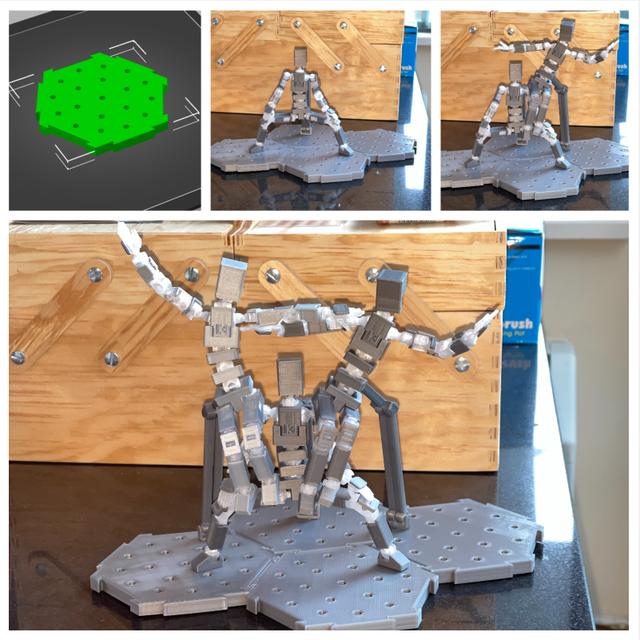 Modular Display Base for Lucky 13 3D model thumbnail
