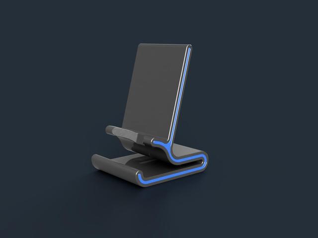 Phone Stand - Handy Tischhalter 3D model thumbnail