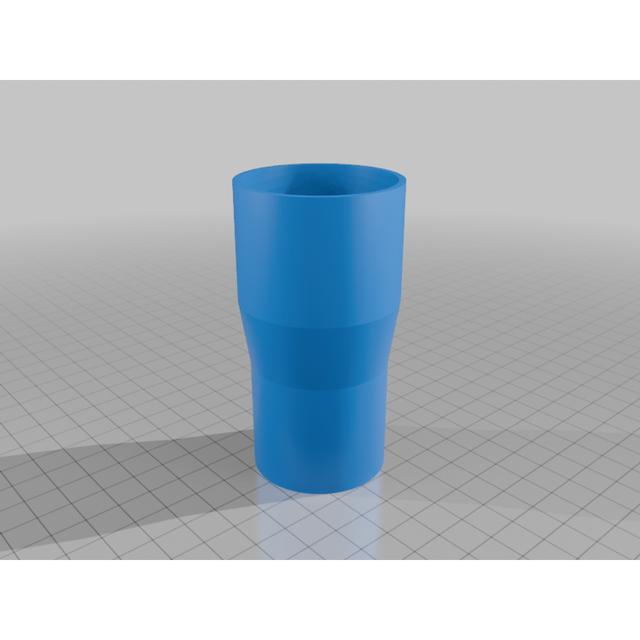 Adapter for a Milwaukee Compact Router to a Rigid WD070 (WD0701) Vacuum 3D model thumbnail
