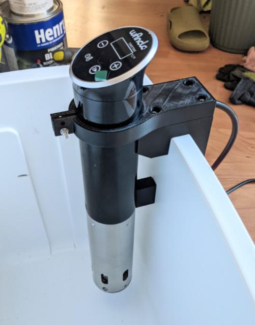 Wancle Sous Vide Cooler clamp 3D model thumbnail
