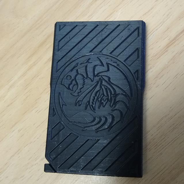 Slim wallet, reinforced 3D model thumbnail