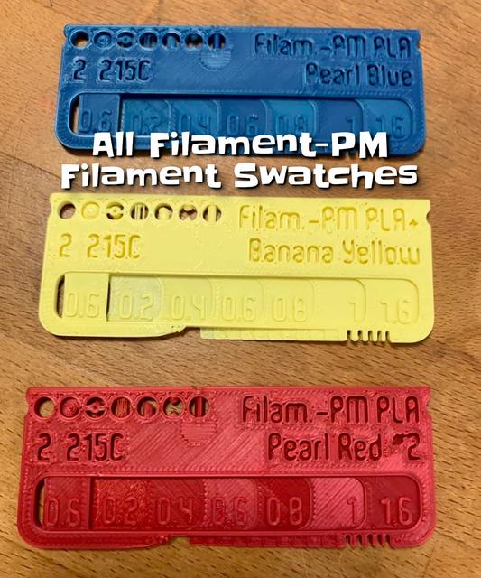 Filament-PM filament swatches / samples 3D model thumbnail