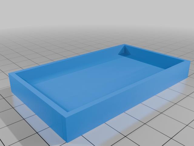 Bar soap tray 3D model thumbnail