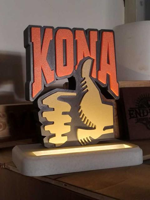 Kona Bikes Logo 3D model thumbnail