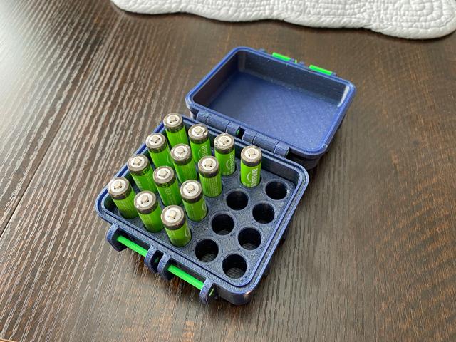 Resized Printable Pins & Clip for AAA Rugged Box 3D model thumbnail