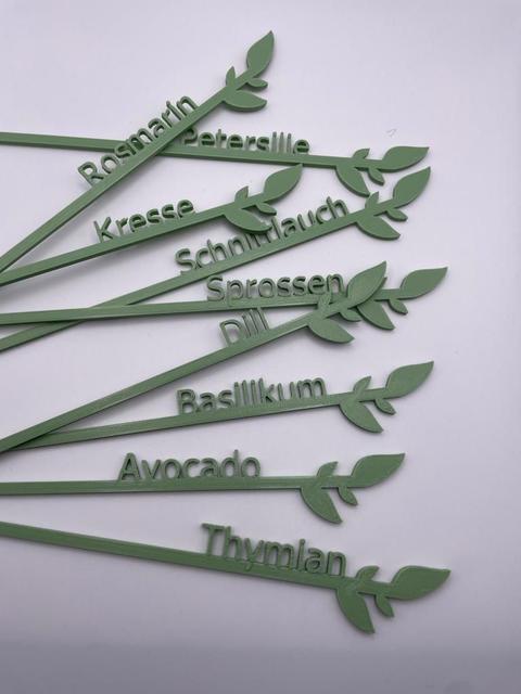 Kräuterschilder 3D model thumbnail