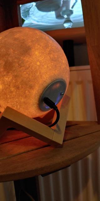 Clean D1 Mini LED Body for the Moon Lamp 3D model thumbnail