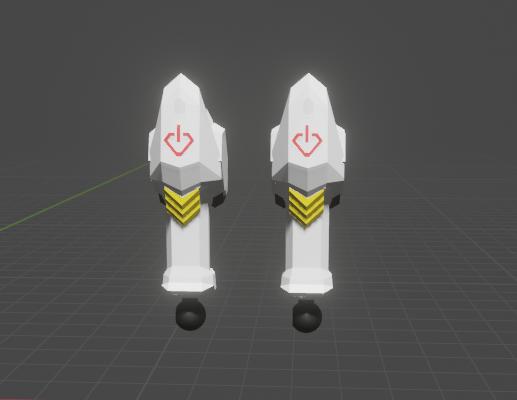 Dummy 13 MS Gundam Barbatos (Shin Armor, Chunkier Shin Armor and Long Shin Frame) 3D model thumbnail