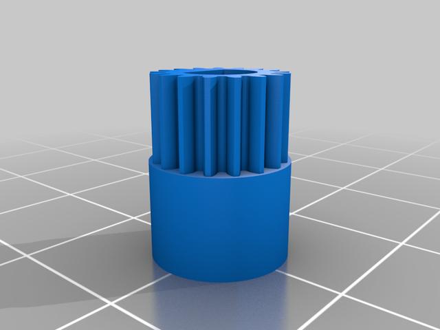 Gear 17T for BondTech 3D model thumbnail
