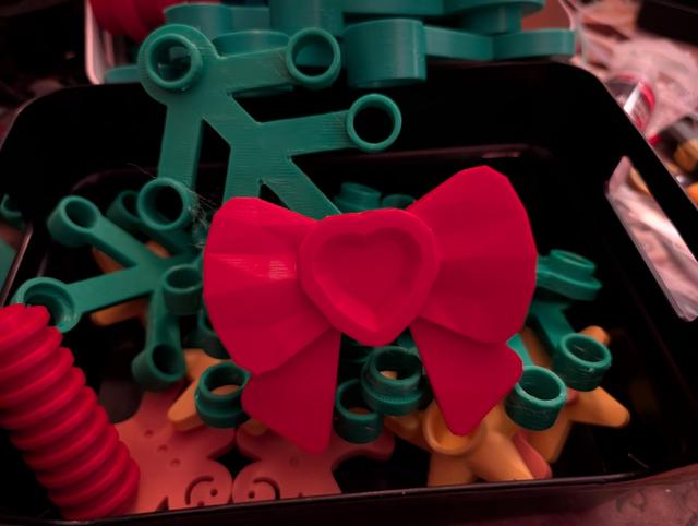 Ribbon Accessoire for Giant Lego Wreath fixed 3D model thumbnail